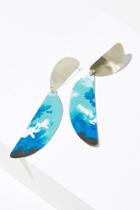 Marble Patina Statement Earrings By Sibilia At Free People