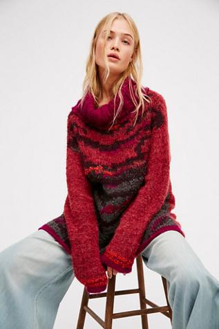 Free People Womens Tiger Eye T-neck
