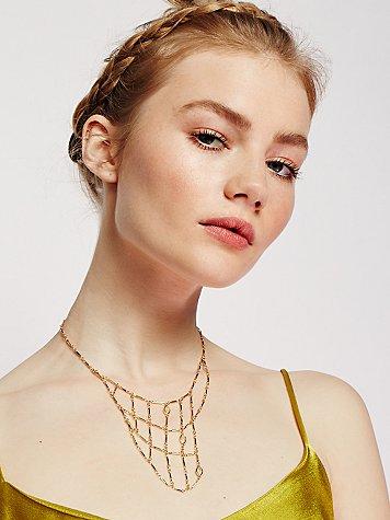 Lili Claspe Caged Guardian Opal Collar