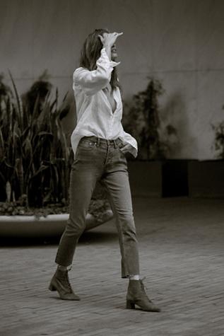 Free People Womens Stilt Jean