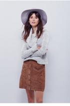 Free People Womens Hold My Hand Cord Skirt