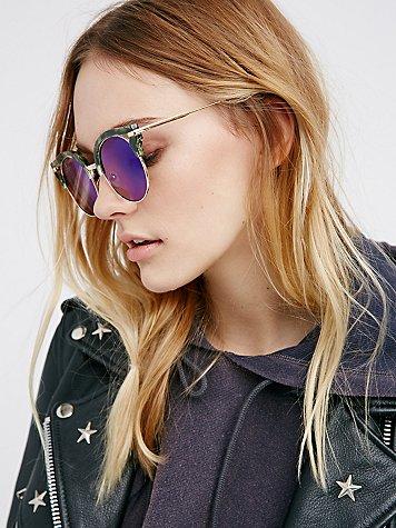 Free People Coconut Grove Club Master Sunnies