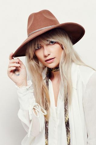Free People Womens Tanner Chain Band Hat