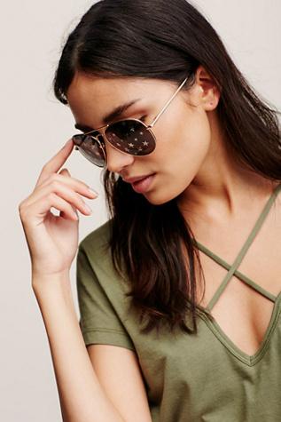 Free People Womens Starry Eyed Aviator