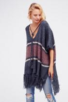 Free People Womens Juno Striped Boucle Ponch