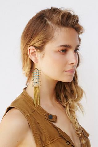 Ouroboros Womens Tribe Ladder Earring