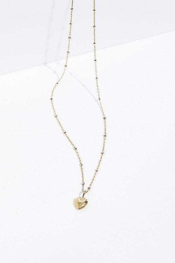 14k Double Face Heart Necklace By Phyllis & Rosie At Free People
