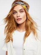 Mixed Print Silky Turban By Free People
