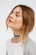 Free People Womens Silver Linings Layered Ch