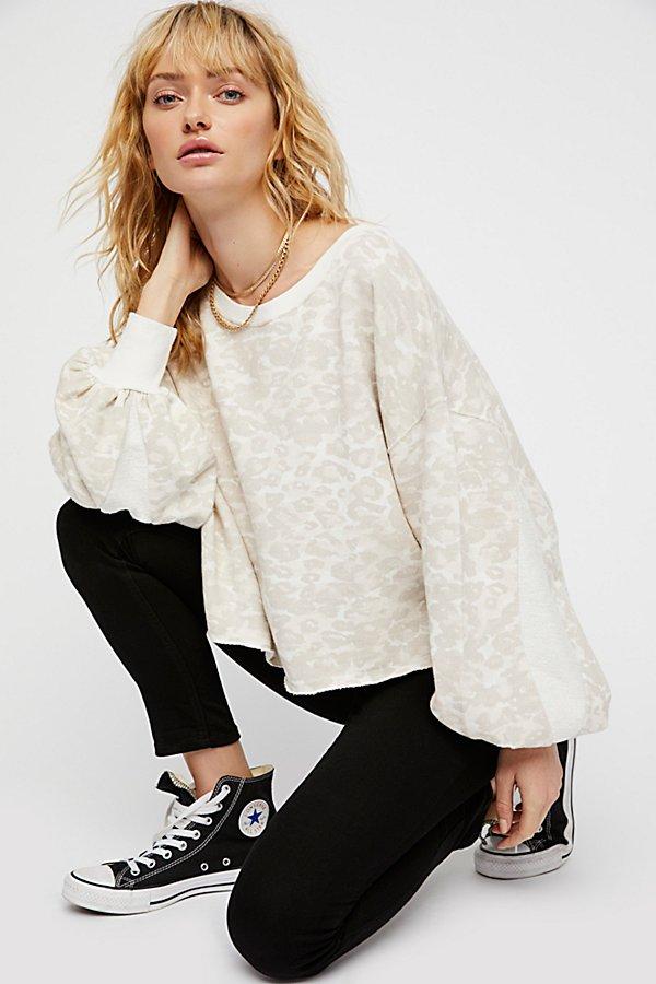 Rahhh Printed Pullover By Free People