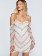 Draw The Line Beaded Dress By Free People