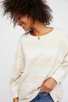 Surfin' On Your Stripes Sweater By Free People