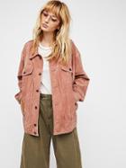 Suede Trucker Jacket By Free People