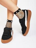Pearl Fishnet Anklet By Free People