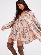 Free People Just The Two Of Us Paisley Printed Tunic