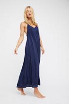 Embroidered Elaine Maxi Slip By Intimately At Free People
