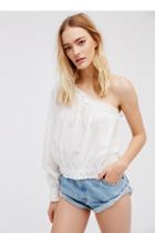 Free People Womens Anabelle Asymmetrical Top