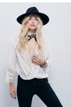 Fp One Womens Embellished Mia Wrap Top