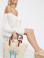 Sundrenched Straw Tote By Free People