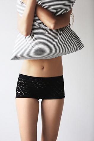Intimately Womens Textured Boyshort