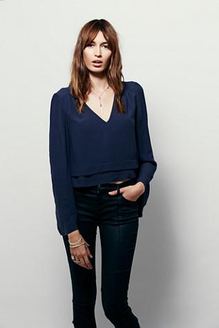 Fp Collection Womens Moondance Deep V Top