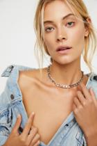 Free People Womens Lost Boys Chain Collar