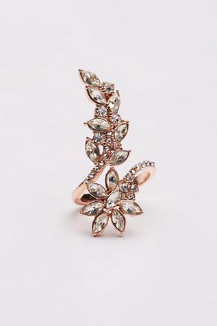 Free People Womens Begonia Cocktail Ring