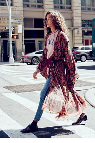 Fp One Womens Secret Garden Kimono