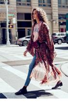Fp One Womens Secret Garden Kimono