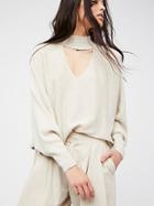 Free People Key To Heart Cashmere Sweater