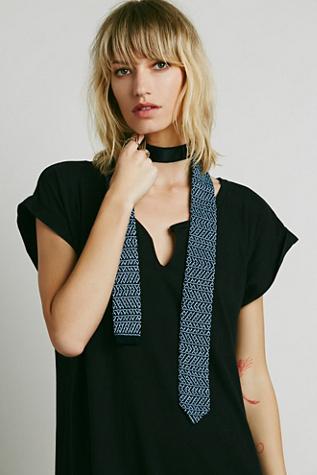 Missoni Womens Meade Menswear Knit Tie