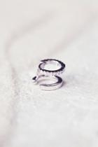 Maria Tash Womens Diamond Double Hoop Cuff