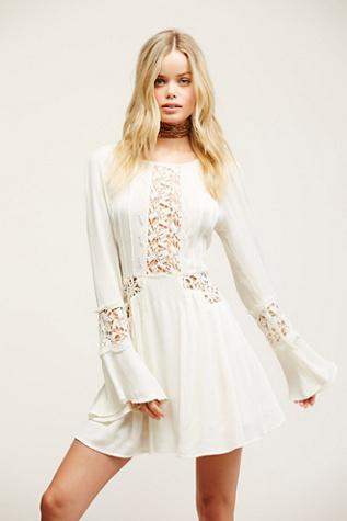 Free People Womens Sunkissed Mini Dress