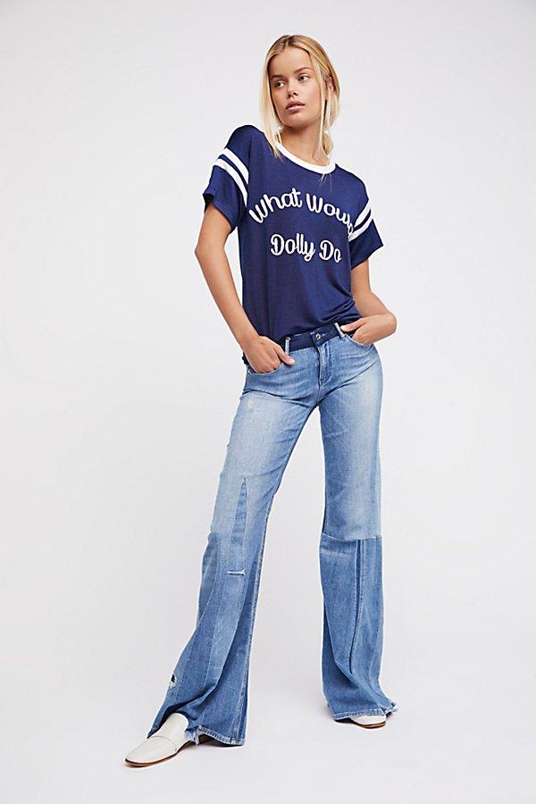 Seasonal Denim Flare By Scotch & Soda At Free People