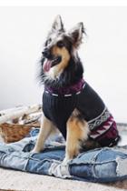 Peruvian Trading Co Womens Fairisle Dog Sweater