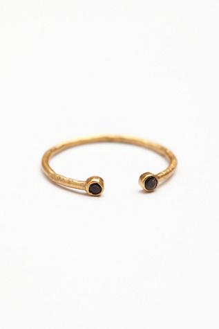 Bauxo Womens Darling Open Stone Ring