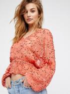 Smile Away Embellished Top By Free People