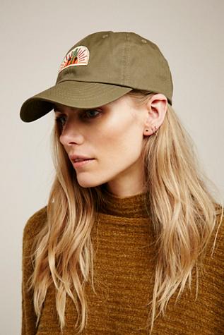 Free People Womens Icon Patched Baseball