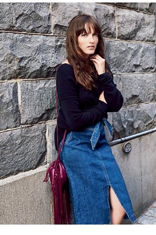 Free People Womens All Star Pencil Skirt