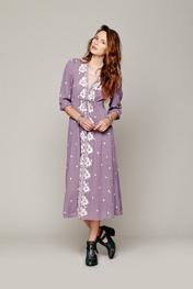 Free People Womens Embroidered Fable Dress