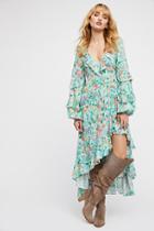 Sayulita Frill Gown By Spell At Free People