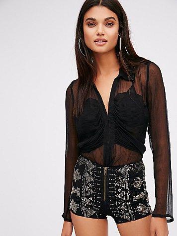 Cleobella Pretty Hurts Embellished High Rise