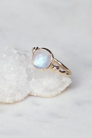 Misa Jewelry Womens Moro Moonstone X Diamond
