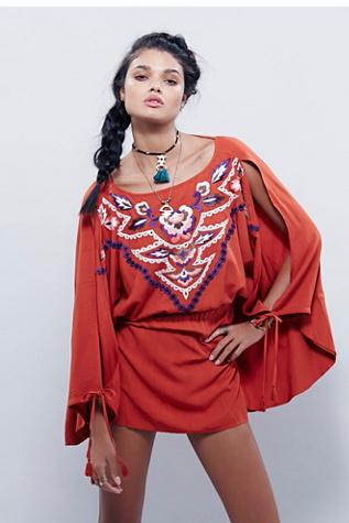 Free People Womens Sumba Kaftan