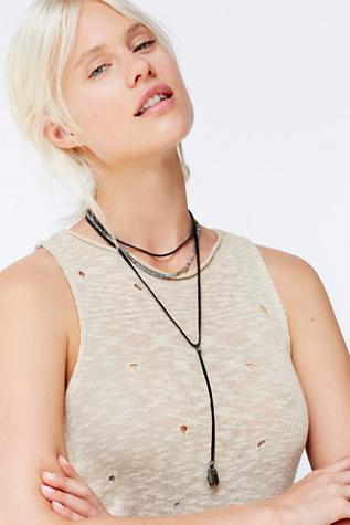 Stacey G Jewelry X Free People Womens Saratoga Deep-v Lariat