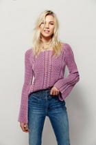 Free People Womens Emma Bell Sweater