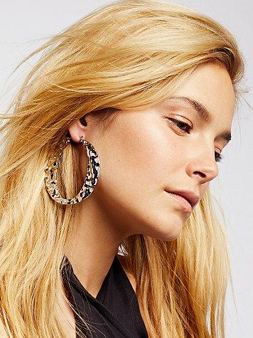 Liquid Metal Hoops By Free People