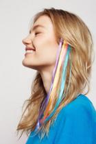 Free People Womens Rainbow Hair Extensions