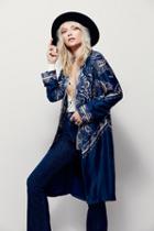 Free People Womens Bandana Printed Kimono