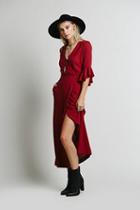 Free People Womens Bolinas Robe Dress
